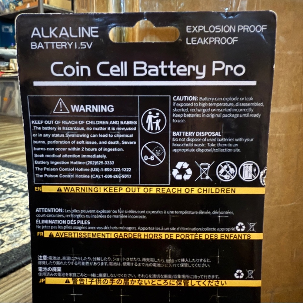 LR44 Coin Cell Battery Pack, Powerowl - Picture 5 of 6